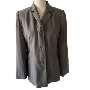 Imagio Casual Button Closure Boyfriend Blazer Jacket for Women‎